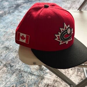 Red and Black Baseball Cap